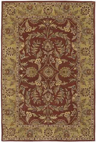 Nourison India House IH58 Rust Area Rug 5' X 8'