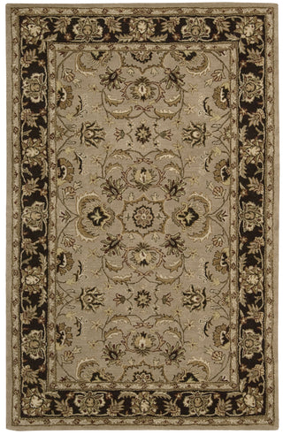 Nourison India House IH71 Taupe Area Rug 5' X 8'