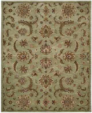 Nourison India House IH83 Light Green Area Rug 8' X 11'