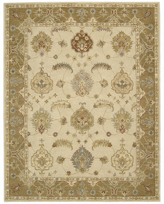 Nourison India House IH87 Ivory Gold Area Rug 8' X 11'