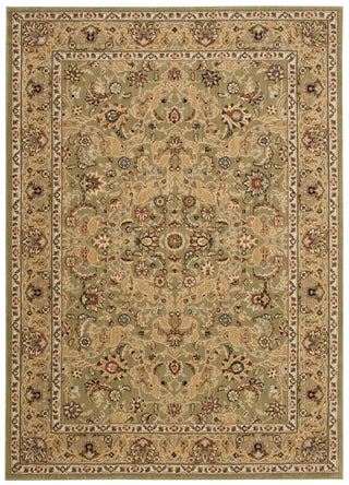 Nourison Lumiere KI600 Royal Countryside Sage Area Rug 6' X 8'