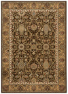 Nourison Lumiere KI602 Stateroom Espresso Area Rug 6' X 8'