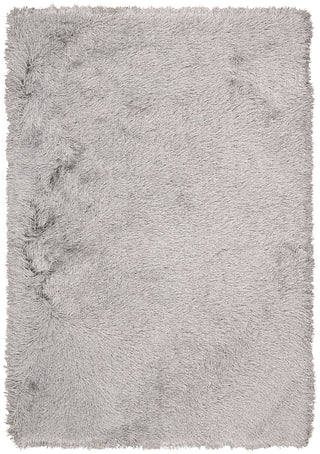 Nourison Studio KI900 Sunset Boulevard Shag Silver Area Rug 5' X 8'