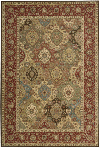 Nourison Living Treasures LI03 Multicolor Area Rug 6' X 9'