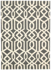 Nourison Linear LIN05 Grey Ivory Area Rug 5' X 7'