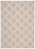 Nourison Linear LIN08 Beige Area Rug 5' X 7'