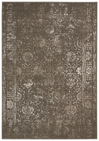 Nourison Glistening Nights MA510 Grey Area Rug by Michael Amini 6' X 8'