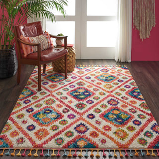 Nourison Moroccan Casbah MCB03 Ivory/Pink Area Rug Main Image