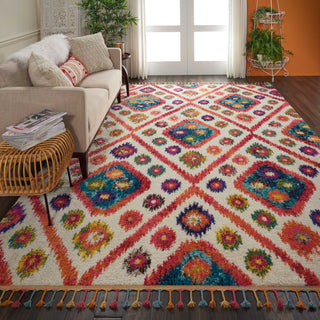 Nourison Moroccan Casbah MCB03 Ivory/Pink Area Rug Main Image