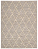 Nourison Organic Tudor OGT01 Pewter Area Rug 6' X 8'