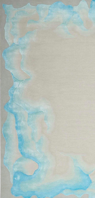 Nourison Prismatic PRS22 Sea Mist Blue Area Rug main image