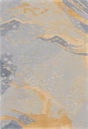 Nourison Prismatic PRS28 Grey/Gold Area Rug main image