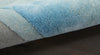 Nourison Prismatic PRS22 Sea Mist Blue Area Rug Corner Image