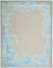 Nourison Prismatic PRS22 Sea Mist Blue Area Rug Main Image