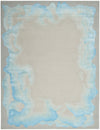 Nourison Prismatic PRS22 Sea Mist Blue Area Rug Main Image