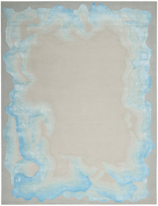 Nourison Prismatic PRS22 Sea Mist Blue Area Rug Main Image