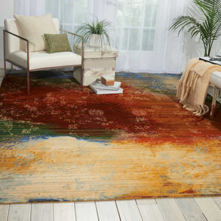 Nourison Rhapsody RH016 Autumn Area Rug