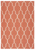 Nourison Home and Garden RS087 Orange Area Rug 6' X 8'