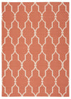 Nourison Home and Garden RS087 Orange Area Rug 6' X 8'