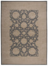 Nourison Royal Serenity SER01 Hyde Park Slate Area Rug 9' X 13'