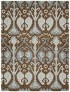 Nourison Siam SIA02 Mocha Area Rug 8' X 11'