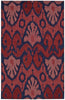 Nourison Siam SIA04 Navy Red Area Rug 5' X 8'