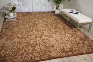 Nourison Silken Allure SLK17 Chocolate Area Rug