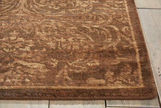 Nourison Silken Allure SLK19 Chocolate Area Rug