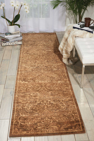 Nourison Silken Allure SLK19 Chocolate Area Rug