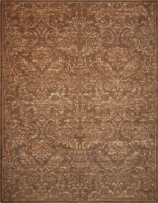 Nourison Silken Allure SLK19 Chocolate Area Rug