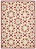 Nourison Sun and Shade SND29 Starry Eyed Flamingo Area Rug by Waverly 6' X 8'