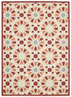 Nourison Sun and Shade SND29 Starry Eyed Flamingo Area Rug by Waverly 6' X 8'