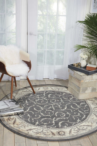 Nourison Somerset ST02 Charcoal Area Rug