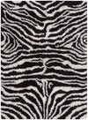 Nourison Splendor SPL17 Black White Area Rug 5' X 7'