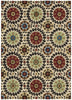 Nourison Suzani SUZ08 Ivory Area Rug 6' X 8'