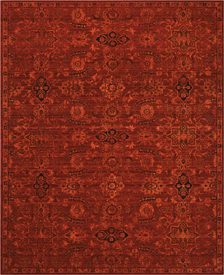 Nourison Timeless TML07 Red Area Rug