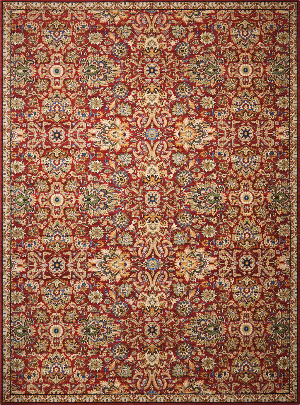 Nourison Timeless TML17 Red Area Rug