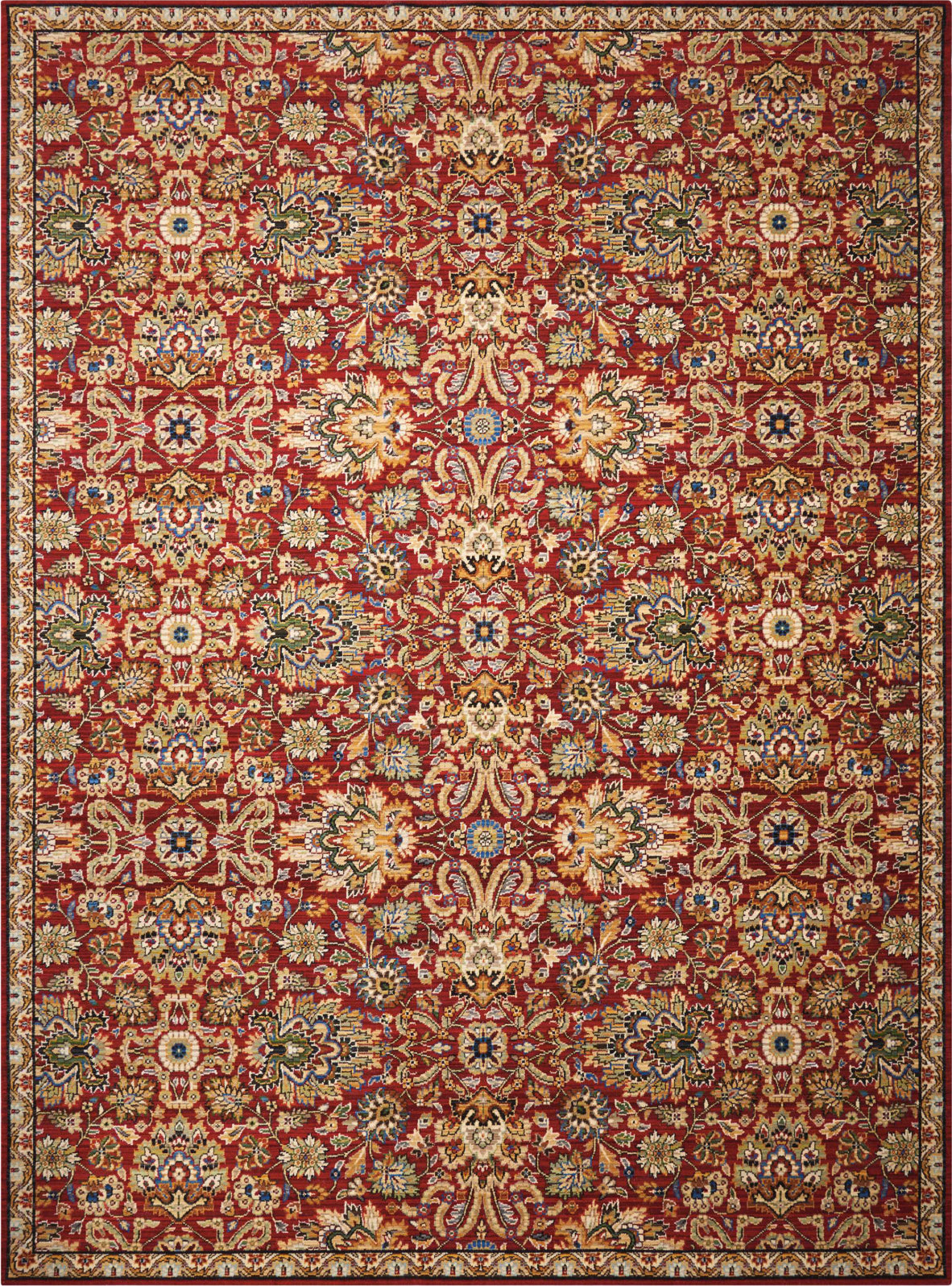 Nourison Timeless TML17 Red Area Rug