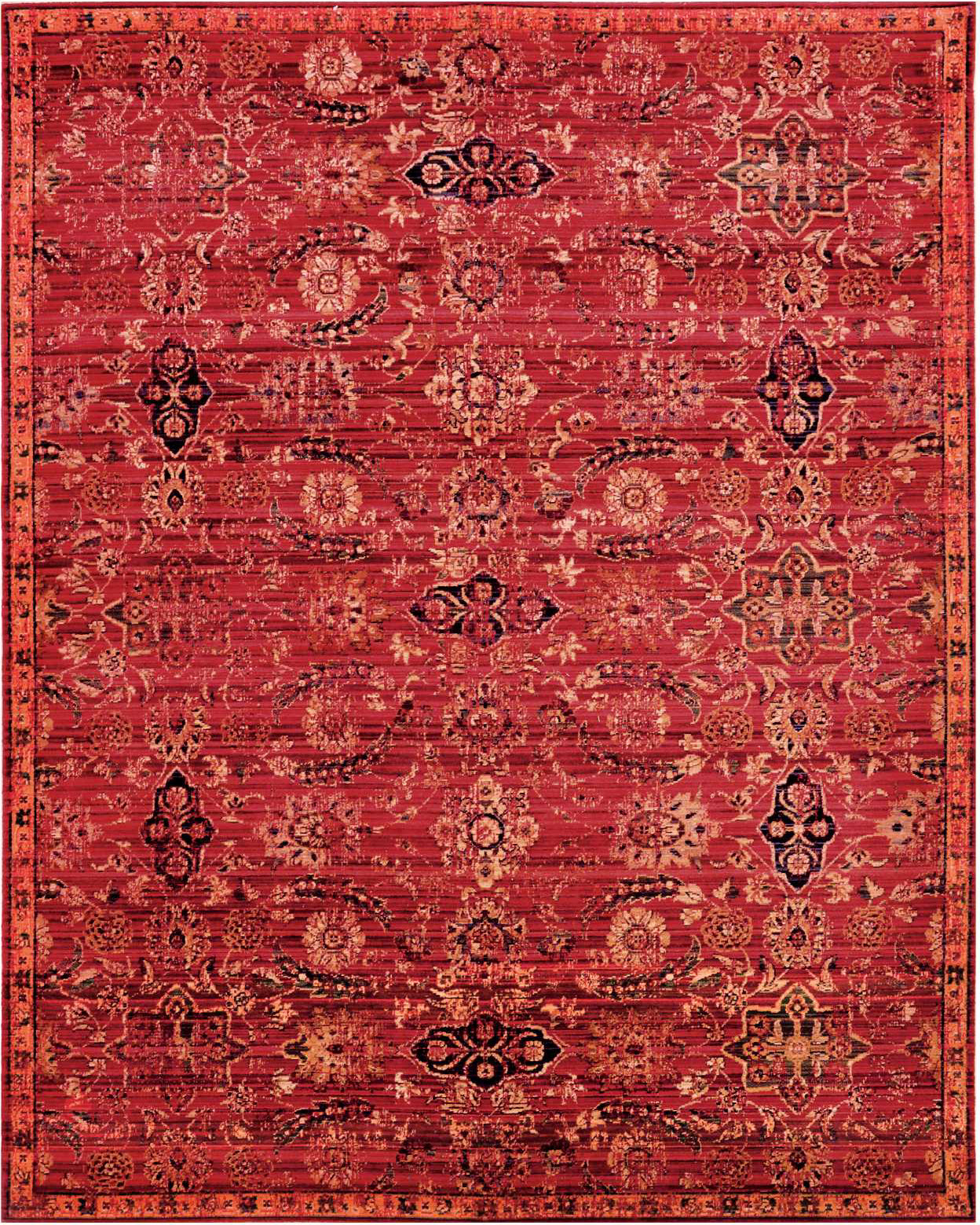 Nourison Timeless TML07 Red Area Rug