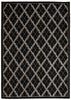 Nourison Tranquility TNQ01 Black Area Rug 6' X 8'