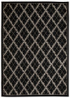 Nourison Tranquility TNQ01 Black Area Rug 6' X 8'