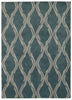 Nourison Tranquility TNQ02 Aqua Area Rug 6' X 8'