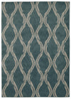 Nourison Tranquility TNQ02 Aqua Area Rug 6' X 8'