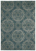 Nourison Tranquility TNQ03 Aqua Area Rug 6' X 8'