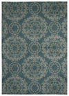 Nourison Tranquility TNQ03 Aqua Area Rug 6' X 8'