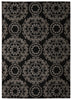 Nourison Tranquility TNQ03 Black Area Rug 6' X 8'