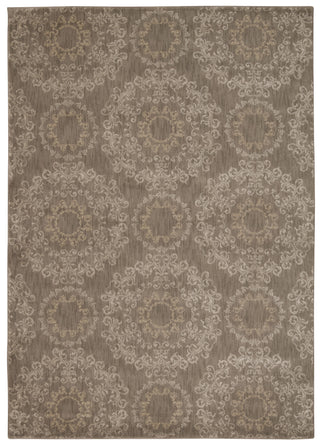 Nourison Tranquility TNQ03 Stone Area Rug 6' X 8'