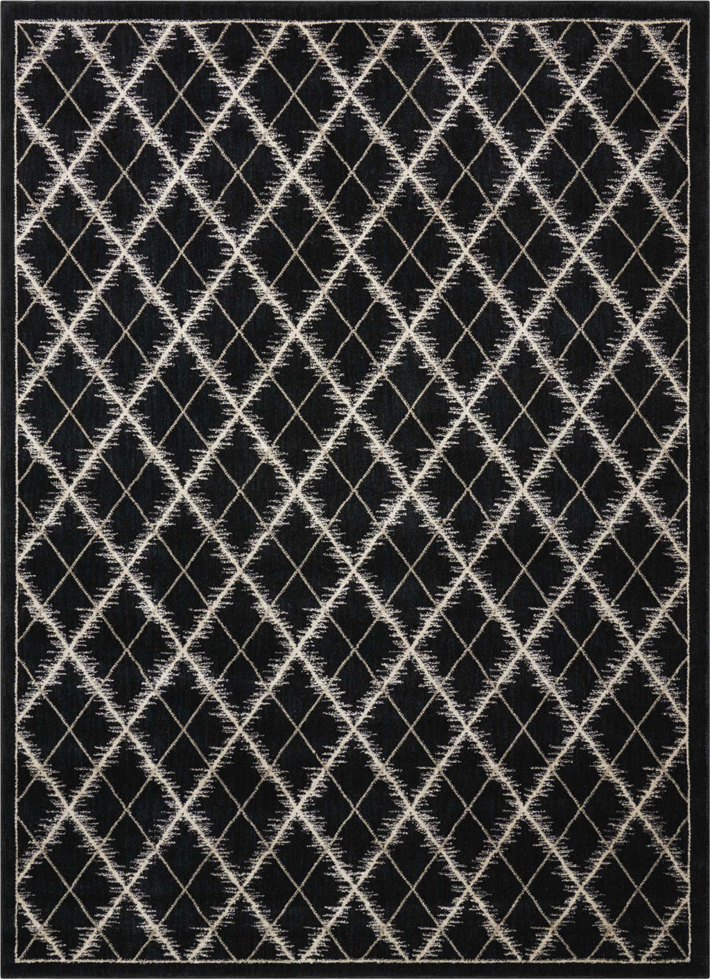 Nourison Tranquility TNQ01 Black Area Rug main image