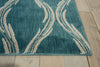 Nourison Tranquility TNQ02 Aqua Area Rug Detail Image