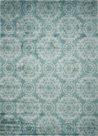 Nourison Tranquility TNQ03 Aqua Area Rug main image